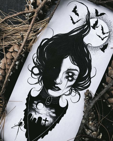 Dark Mark Tattoos, Witchcraft Tattoos, Satanic Tattoos, Goth Tattoo, Witch Tattoo, Creepy Tattoos, Spooky Tattoos, Dark Art Tattoo, Tattoo Project