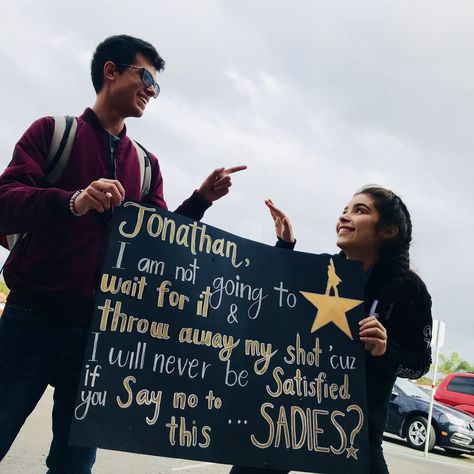 Hamilton Hoco Poster, Musical Hoco Proposal, Hamilton Hoco Proposals, Hamilton Promposal, Formal Proposal, Dance Asks, Axis Bold As Love, Sadies Proposal, Homecoming Poster