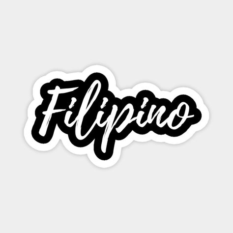 Add some pride to your Philippines collection with this Pinoy Tagalog design Filipino or give it as a perfect gift to a Filipino! \r\rPlease choose the product then BUY IT NOW to place your order. -- Choose from our vast selection of magnets to match with your desired size to make the perfect custom magnet. Pick your favorite: Movies, TV Shows, Art, and so much more! Available in two sizes. Perfect to decorate your fridge, locker, or any magnetic surface with. Filipino Lettering Design, Mapeh Lettering, Mapeh Subject Design Logo, English Notebook Cover Design, Filipino Subject Design, Subject Name Printable, Calligraphy Subjects School, School Subject Labels Free Printables, Mapeh Subject Design