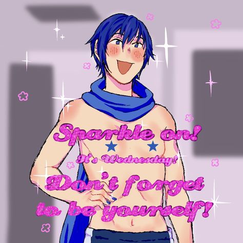 Kaito Vocaloid meme Kaito Vocaloid, Kaito Shion, Pregnant Wife, Love My Husband, Cutie Patootie, Not Mine, Vocaloid, I Love Him, Sparkle