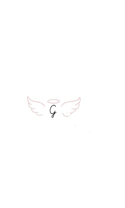 Letter With Angel Wings Tattoo, Angel Wings Finger Tattoo, Wings Tattoo Simple, Angel Wings And Halo Tattoo, Sky Tattoos For Women, Angle Wing Tattoos, Angel Wing Finger Tattoo, Wing Tattoos On Wrist, Small Angel Tattoo