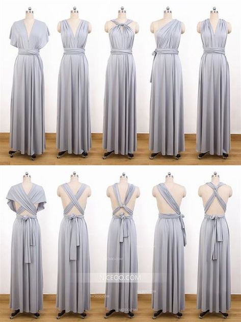 Debut Court, Infinity Dress Tutorial, Multi Way Bridesmaid Dress, Infinity Dress Ways To Wear, Infinity Dress Styles, Vestido Convertible, Infinity Gown, Multiway Bridesmaid Dress, Infinity Dresses