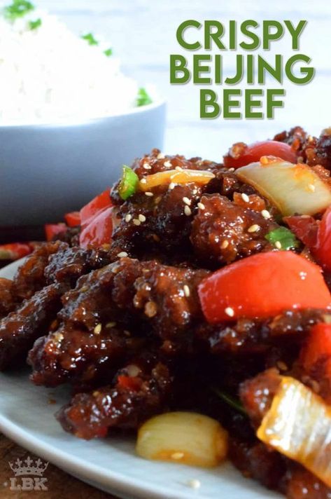 Ty Food Recipes, Chinese Beef Curry Recipe, Cantonese Beef, Chinese Beef Recipes, Beijing Beef, Sweet Spicy Sauce, Chinese Beef, Asian Dinner, Chinese Kool