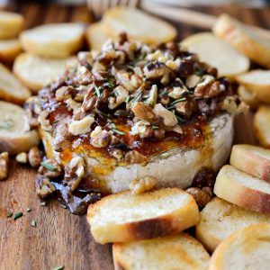 Honey Baked Brie, Brie With Jam, Baked Brie With Fig Jam, Brie With Fig Jam, Baked Brie Honey, Baked Brie With Jam, Fig And Honey, Brie Recipes Appetizers, Brie Cheese Recipes