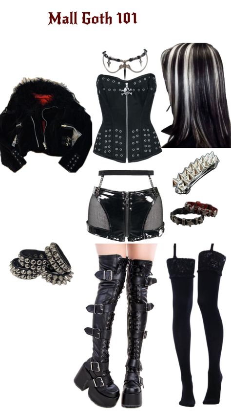 Mall goth fit Mall Goth Fits, 2000s Mall Goth Outfits, Mall Goth Dti, Goth Baddie Outfits, Gorillaz Oc, Goth Ihop, Mallgoth Outfits, Aesthetic Goth Outfit, Alternative Fits