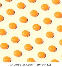 Background Minimal, Watercolor Poppies, Bright Background, Food Concept, Egg Yolks, Egg Art, Bright Patterns, Egg Yolk, Canvas Home