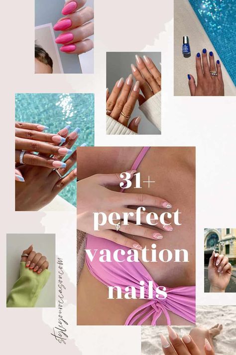 Get ready for summer with the best nail color ideas, available on Amazon! From vibrant neons to soft pastels, find the perfect shades to elevate your summer manicure. Click to explore trendy nail polishes, read reviews, and shop your favorites. Make your nails shine bright all season long! 💖 #SummerNails #AmazonFinds #NailColorTrends 🌸🛍️ Beach Trip Nails, Nail Color Ideas For Summer, Cute Vacation Nails, Nails For Vacation, Simple White Nails, Vacation Nail Designs, Color Trends 2024, Vacation Nails Beach, Classic Nail Designs