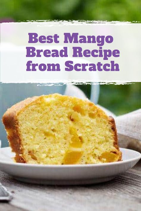 Discover the best, easy-to-follow Hawaiian Mango Bread recipe that guarantees a moist and flavorful treat. This straightforward recipe takes you on a tropical journey, delivering a simple yet delightful baked good that can be enjoyed at any occasion. Enjoy the genuine, uncomplicated pleasure of homemade baking, where each bite is a snippet of island paradise. #misshomemade Mango Bread Recipe, Mango Bread, Baked Good, Homemade Baking, Mango Recipes, Island Paradise, Recipe From Scratch, Bread Recipe, Bread Recipes