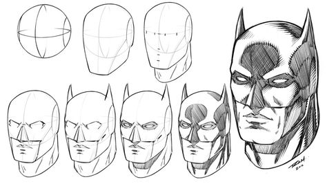 Here is a Step by step tutorial of How I Draw Batmans mask and face area. I hope you enjoy this and please share it if you do.  More on the way ver... Batman Mask How to Draw Step by Step Tutorial Batman Drawing, Batman Mask, Draw Step By Step, Drawing Superheroes, Mask Drawing, How To Draw Steps, Batman Artwork, Bd Comics, Comic Drawing