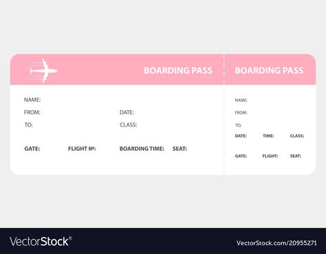 Diy Boarding Pass Template, Boarding Pass Invitation Template Airline Tickets Free Printables, Fake Boarding Pass Template, Boarding Pass Birthday Invitation, Free Printable Boarding Pass Template, Boarding Pass Template Free, Boarding Pass Aesthetic, Boarding Pass Invitation Template, Boarding Pass Design