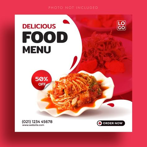 Restaurant Social Media Post Ideas, Restaurant Post Design, Food Poster Ideas, Food Ad Design, Food Poster Design Ideas, Food Ads Design, Food Design Poster, Restaurant Social Media Design, Food Post Design