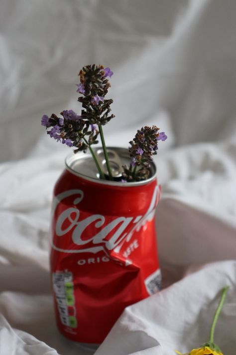 #aesthetic #photography #stilllife #flowers Metaphorical Photography, Coke Photography, Coke Can, Object Photography, Coke Cans, Personal Project, Still Life Photography, Aesthetic Photography, Film Photography