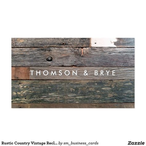 Rustic Country Vintage Reclaimed Wood Nature Business Card Rustic Business Cards, Food Business Card, Cheese Design, Wood Business Cards, Vintage Business Cards, Business Card Modern, Arts And Crafts House, Cool Business Cards, Business Cards Creative