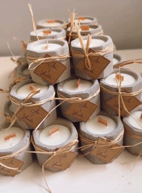 Rustic Bridal Shower Favors, Specialty Candles, Candle Wedding Gift, Baby Shower Candles, Wedding Notes, Stone Candles, Mini Candle, Elegant Wedding Favors, Decorative Candles