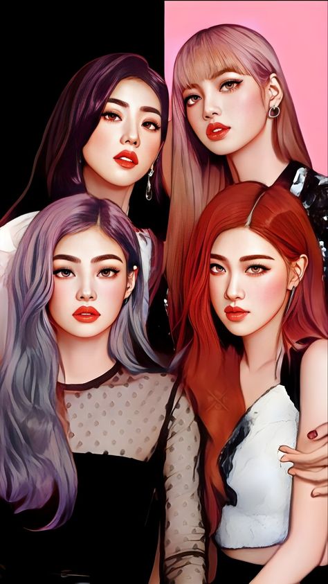 Really Cool Drawings, Korean K Pop, Bts Wallpaper, Cool Drawings, بلاك بينك, Pop Art, Kids Room, Black Pink, Art Painting