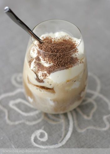 Tiramisu Affogato ¼ cup chilled whipping cream 1 tsp confectioners’ sugar, sifted About 2/3 cup good quality coffee ice cream About 2/3 cup good quality vanilla bean ice cream 4 savoiardi (Italian crisp ladyfingers), ½ cup freshly brewed espresso A small piece of bittersweet chocolate. ...... Tiramisu Affogato, Checkerboard Cookies, Iced Cream, Affogato Coffee, Chocolate Chai, Coffee Desserts, Coffee Ice, Vanilla Bean Ice Cream, Coffee Ice Cream