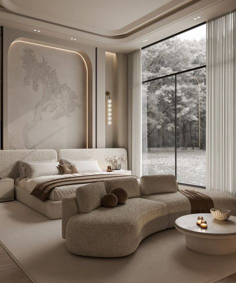 Womens Bedroom, Bedroom Ideas Luxury, Elegant Bedroom Design, Instagram Bedroom, 2024 Bedroom, Modern Beds, Modern Luxury Bedroom, Hotel Room Design, Luxury Bedroom Design