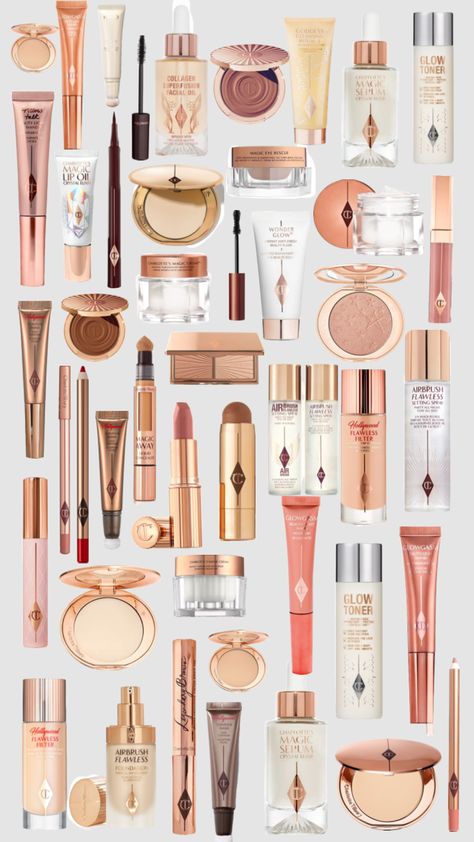 charlottetilbury #makeup #skincare #charlottetilbury Makeup Shuffles, Best High End Makeup, Makeup Beauty Room, Dream Products, Fair Skin Makeup, Charlotte Tilbury Makeup, Learn Makeup, Makeup List, Makeup Accesories