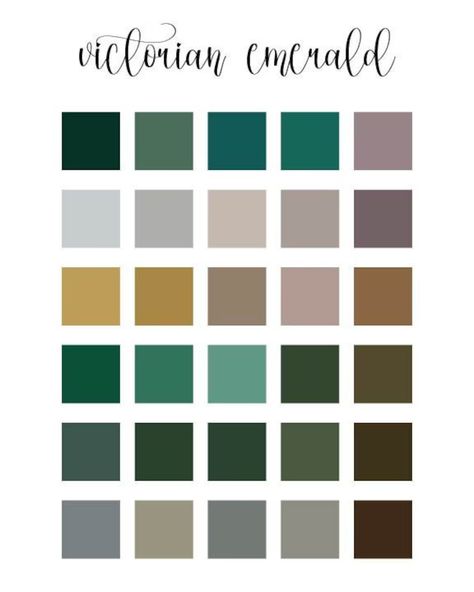 Victorian Emerald/ Procreate Color Palette / Procreate Palette/ iPad Pro/paint Palette/color Swatches/procreate Swatches - Etsy Amethyst Color Palette, Victorian House Colors, Color Palette Procreate, Jewel Tone Color Palette, Procreate Palette, Victorian Colors, Green Color Combinations, Procreate Color Palette, Bedroom Colour Palette