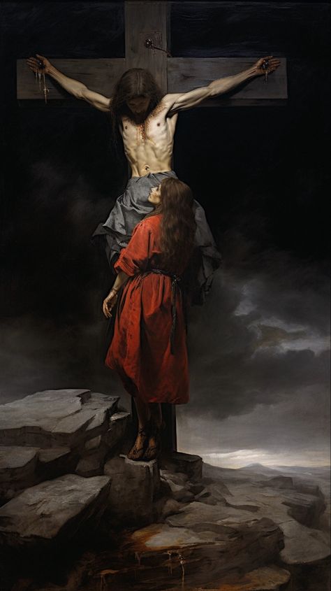 Christ Crucified in the style of 1632 painting by Diego Christ Crucified in the style of 1632 painting by Diego Velázquez Velazquez Paintings, Catholic Guilt, Jesus Christ Crucified, Bible Catholic, Christ Crucified, The Crucifixion Of Jesus, Jesus Crucified, Peace Light, Moodboard Ideas