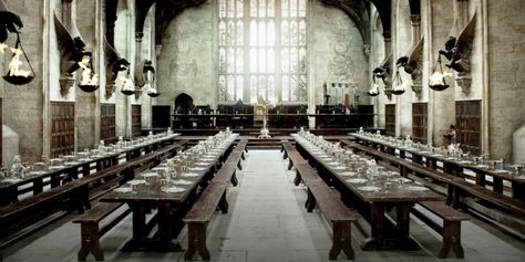 Hogwarts Great Hall, Harry Potter Wiki, Images Harry Potter, Great Hall, Hogwarts Castle, Hogwarts Aesthetic, Hogwarts School, Harry Potter Aesthetic, Wizarding World Of Harry Potter