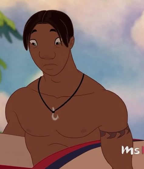 Lelo And Stich, David Kawena, Animated Crushes, Disney Dudes, Cartoon Crushes, Lilo And Stitch 2002, Draw Men, Childhood Crushes, Disney Prince