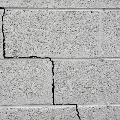 Fix Cracked Concrete, Cleaning Concrete Floors, Concrete Block House, Repair Cracked Concrete, Concrete Basement Walls, Concrete Repair Products, Concrete Basement, Cracked Concrete, Concrete Foundation