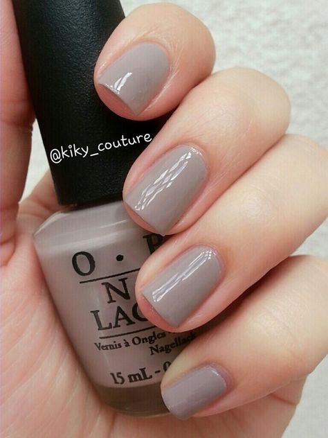 Opi Taupe less Beach Light Gray Nails, Taupe Nails, Grey Nail Polish, Grey Nail Designs, Opi Nail Colors, Gray Nails, Opi Nail Polish, Colorful Nail Designs, Neutral Nails