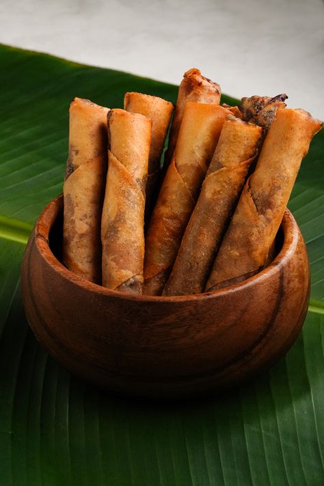 Pork Lumpia Shanghai | Whisper of Yum Pork Lumpia, Whisper Of Yum, Lumpia Shanghai, Spring Roll Pastry, Shanghai Food, Lumpia Recipe, Filipino Food Dessert, Chili Sauce Recipe, Creamy Mushroom Soup