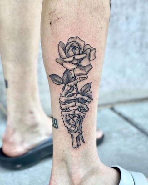 Flower And Hand Tattoo, Anatomical Hand Tattoo, Rose With Skull Hand Tattoo, Flowers And Skeleton Tattoo, Skeleton And Hand Tattoo, Skeleton Holding Rose Tattoo, Skeleton And Rose Tattoo, Skeleton Hand With Flower Tattoo, Skeleton And Butterfly Tattoo