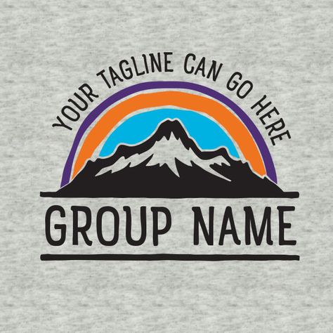 Tackle Every Snow Covered Peak with this adventure design. Have an expert make the the changes you would like.  You can change the lettering, the colors or anything you would like to make it work just right for you next ministry event. mountains, retreat, winter camp, youth group Youth Group Shirt, Mountain Sunrise, Adventure Design, Missions Trip, Youth Ministry, Tshirt Ideas, Winter Camping, Youth Group, Make It Work