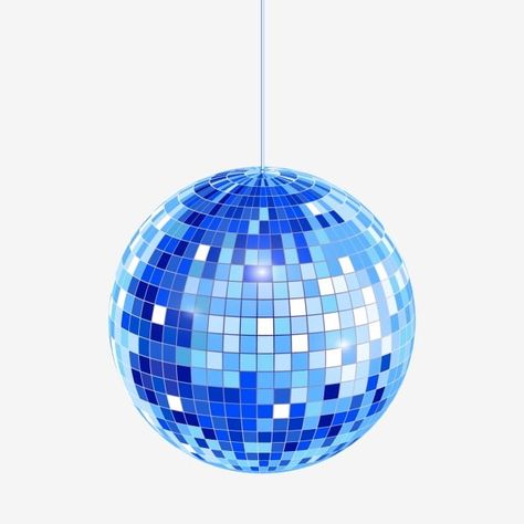 Blue Disco Ball Aesthetic, Disco Ball Background, Bola Disco, Blue Disco Ball, Disco Ball Hanging, Disco Png, Disco Ball Png, Blue Clipart, Doodle Png