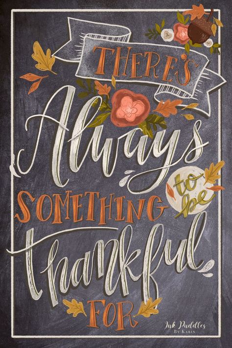 Give Thanks To The Lord Chalkboard Art, Thanksgiving Chalk Wall Ideas, Thanksgiving Blackboard Ideas, Fall Thanksgiving Chalkboard Art, Chalk Art Thanksgiving, Chalkboard Art Thanksgiving, There Is Always Something To Be Thankful, Give Thanks Chalkboard Art, Holiday Chalk Art