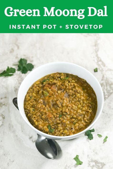 Moong Dal Sprouts Recipes, Moong Dal Chila Recipe, Whole Moong Dal Recipe, Green Lentil Dal, Whole Green Moong Dal Recipe, Green Moong Dal Recipe, Moong Dal Recipe, Indian Beef Recipes, Asian Vegetarian Recipes