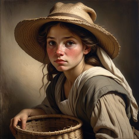 In the medieval era, the life of a peasant girl was often filled with hardship and struggle. From a young age, she would be expected to help her famil... -  #Girl #Medieval #times Medieval Peasant Girl, Medieval Girl, Medieval Peasant, Black Building, Medieval Era, British Punk, Medieval Times, Punk Music, Evening Sky