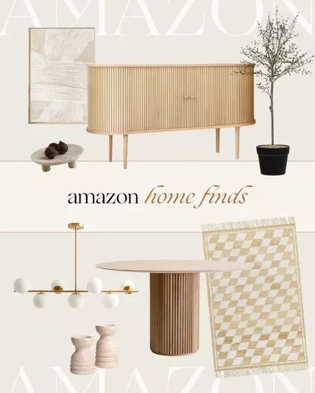 Amazon home finds: neutral home decor, affordable furniture and everything else you need for a spring refresher. Click to shop! Amazon Furniture, Boho Branding, Amazon Home Finds, Neutral Artwork, Home Refresh, Easy Decor, Home Decor Finds, Home Finds, Amazon Favorites