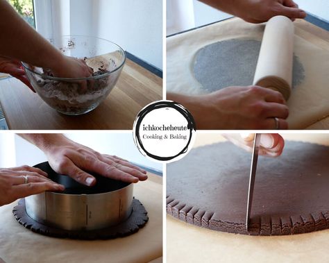 Homemade Giant Oreo Cookie | ichkocheheute.de Miss Circle Oreo, Diy Oreo Cookies, Big Oreo Cookie, Giant Oreo Cookie, Cookie Dough Stuffed Oreos, Vanilla Cream Filling, Oreo Biscuits, Baking Videos, Cocoa Cookies