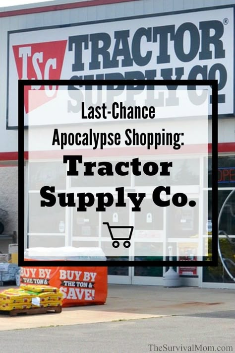 When the S hits the fan, you're going to need this shopping list! #Prepping and #survivalsupplies are a perfect fit at Tractor Supply. #empsurvival #zombieapocalypse #prepper Secret Stash Ideas, Apocalypse Food, Tractor Supply, Prepper Ideas Survival Gear, Prepper Ideas, Preparing For Doomsday, Apocalypse Kit, Best Prepper Books, Preppers List