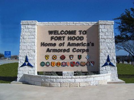 Fort Hood is a United States military post located in Killeen, Texas. The post is named after Confederate General John Bell Hood. It is located halfway between Austin and Waco, about 60 miles from each in the State of Texas Fort Hood Texas, Killeen Texas, Military Post, John Bell, Army Brat, Army Post, Fort Hood, Army Base, Demotivational Posters