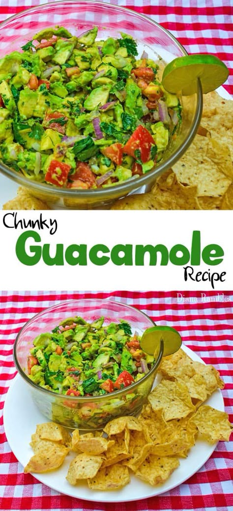 Rotel Guacamole Recipe, Easy Guacamole Recipe With Salsa, Chunky Guacamole Recipe, Guacamole Dip Recipes, Avocado Dip Recipe, Black Color Hairstyles, Homemade Guacamole Recipe, Guacamole Recipe Easy, Chunky Guacamole