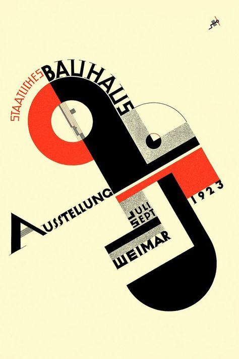 Bauhaus Poster Design, Jan Tschichold, Bauhaus Posters, Russian Constructivism, Herbert Bayer, Graphic Styles, Typography Artwork, Graphic Trends, Bauhaus Art