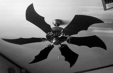 Bat Ceiling Decoration, Bat Ceiling Fan, Bat Wing Fan Blades, Bat Wing Ceiling Fan, Goth Ceiling Fan, Halloween Ceiling Fan Decoration, Goth Ceiling Decor, Gothic Ceiling Fan, Bat Home Decor