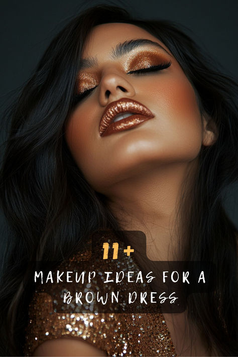 Keep it simple and chic with these 11 neutral makeup looks! Soft browns, golds, and subtle highlights pair beautifully with a brown dress. 💄✨ #NeutralMakeup #BrownDressStyle #ChicAndEffortless #MakeupInspo #FlawlessBeauty #TimelessLooks #GlamGoals Makeup Ideas For Brown Dress, Makeup For Brown Outfit, Brown Dress Makeup Look, Makeup For Brown Dress, Neutral Makeup Ideas, Neutral Makeup Looks, Makeup Looks Soft, Neutral Makeup Look, 15 Makeup