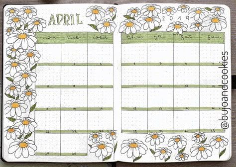 Bullet Journal Fonts, April Bullet Journal, Bullet Journal Work, Bullet Journal Monthly Spread, Bullet Journal Ideas Templates, Creating A Bullet Journal, Bullet Journal Paper, Bullet Journal Tracker, Bulletin Journal Ideas