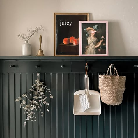 Beadboard Entryway, Diy Beadboard, Beadboard Wall, Peg Wall, Bead Board Walls, Entryway Makeover, Shaker Pegs, Gallon Of Paint, Entryway Mudroom