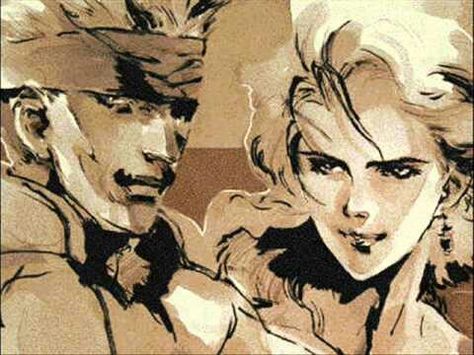 Snake And Meryl, Liquid Snake Fanart, Solid Snake Fan Art, Solid Snake Pfp, Solid Snake Icon, Solid Snake, Mgs V, Metal Gear Series, The Best Is Yet To Come