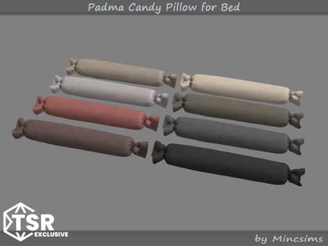 The Sims Resource - Padma Candy Pillow for Bed Sims 4 Pillows Cc, Candy Pillow, Sims 4 Beds, Candy Pillows, 4 Pillows, Pillow For Bed, Trendy Interior Design, Hanging Beds, Sims 4 Clutter