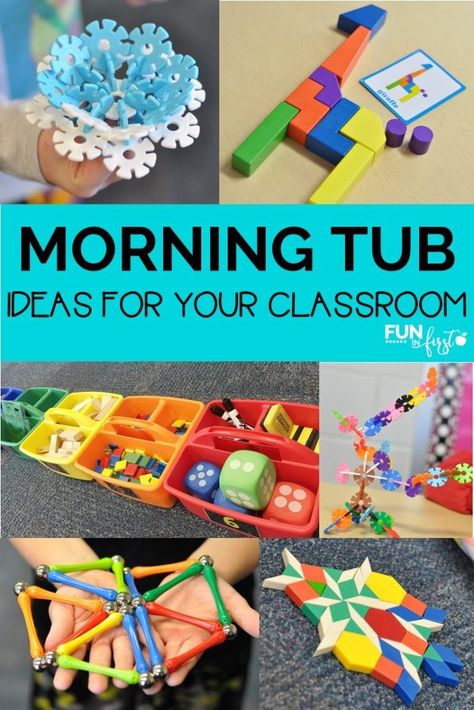 I love using Morning Tubs in my classroom.  Check out all of these ideas for what to place in the tubs. Morning Work Buckets, Morning Buckets, Quiet Bins, Morning Boxes, Stem Bins, Work Bins, Morning Work Activities, Kindergarten Morning Work, Morning Tubs