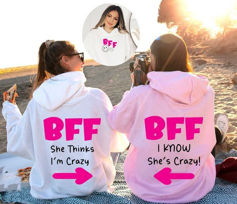 #BEAUTY.#REALATIONSHIP#Fashion #Animals #Outfits #Winter Outfits # Animals Matching Pops For Besties, Matching Friend Hoodies, Bestie Hoodies Matching, Cute Matching Hoodies For Best Friends, Best Friend Clothes Matching Outfits, Matching Hoodies For Best Friends, Matching Shirts For Best Friends, Best Friend Matching Outfits, Bestie Hoodies