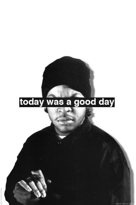 Ice Cube Today was a good day, maybe I should turn this into a poster and put it up by my teacher desk lol It Was A Good Day Ice Cube Wallpaper, Today Was A Good Day Ice Cube, It Was A Good Day Ice Cube, Rap Background, Rap Playlist, It Was A Good Day, Today Was A Good Day, Joe Black, Hip Hop Classics